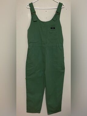RVCA Olive Green Work-Style Overalls